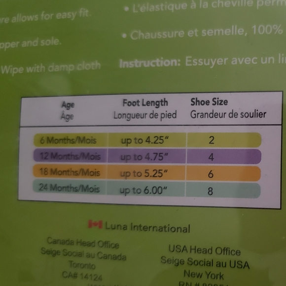 Tickle toes infant shoes - Picture 5 of 5